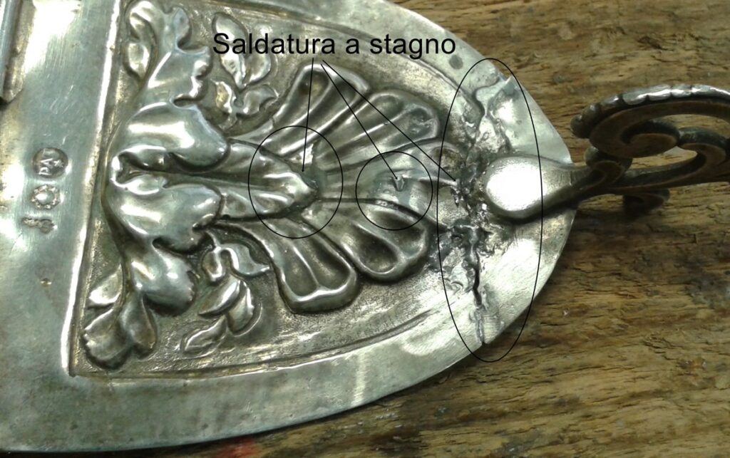 saldatura d'argento in presenza di stagno 7